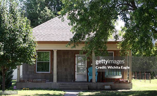 The home of Great Bend, Kansas teen Alicia DeBolt is pictured August 25, 2010. The 14-year-old, who had been missing since Saturday, was confirmed as...