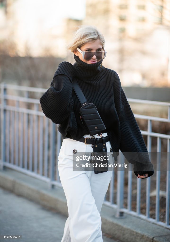 Street Style - New York Fashion Week February 2019 - Day 3