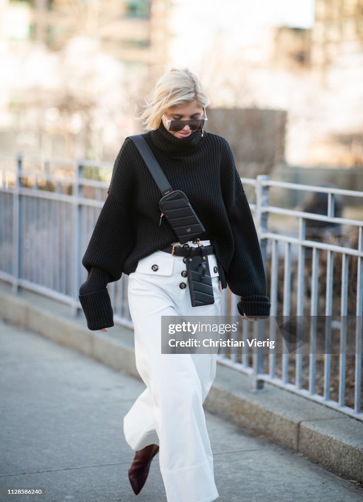 Street Style - New York Fashion Week February 2019 - Day 3