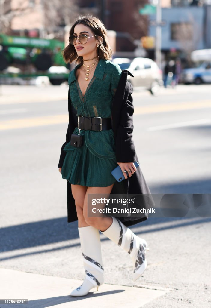 Street Style - New York Fashion Week February 2019 - Day 3