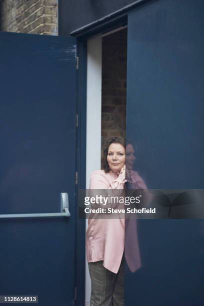 Actor Joanna Scanlan is is photographed for You magazine on July 18, 2018 in London, England.