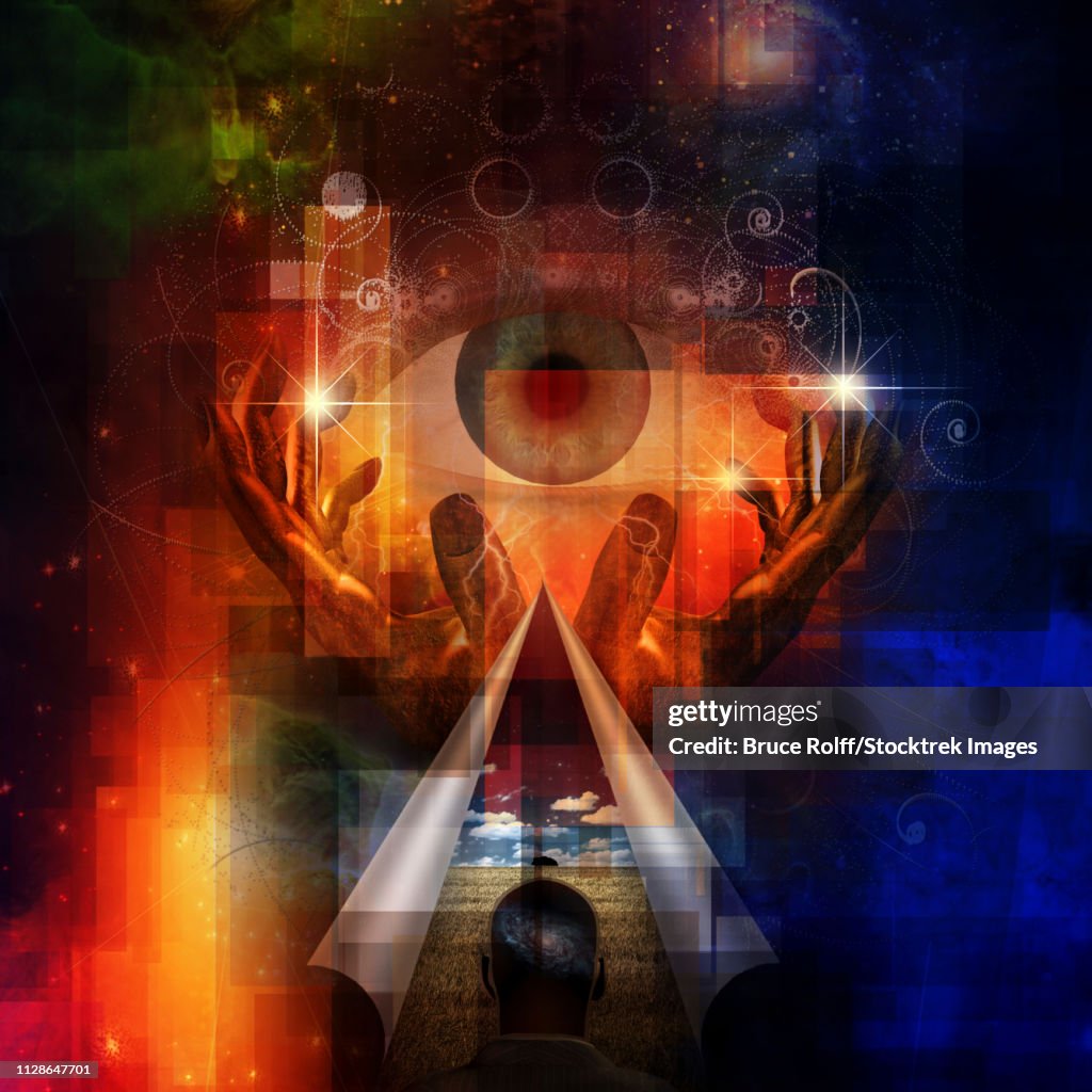 Faith Abstract Abstract Painting Human Thoughts Faith In God 3d Rendering High-Res ...
