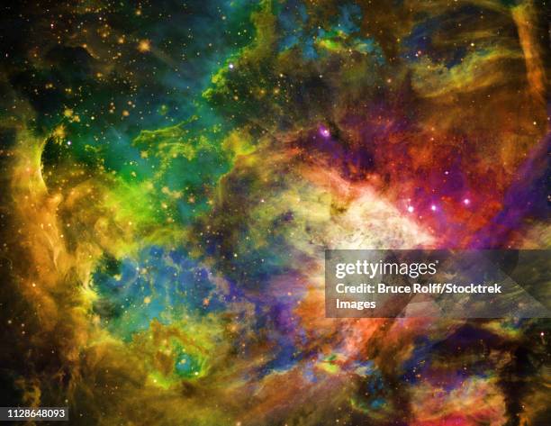galactic space - force field stock illustrations