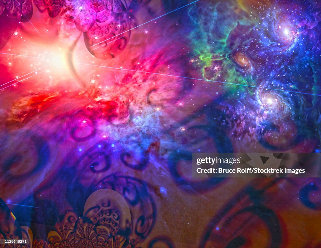 Space Abstract Composition