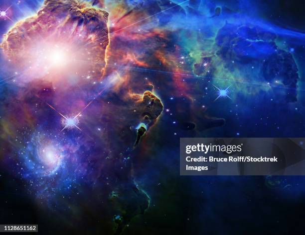 bright deep space - force field stock illustrations