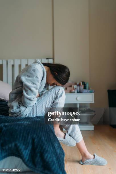 abdominal pain - sports period stock pictures, royalty-free photos & images