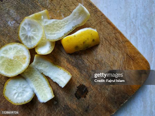 Lemon Parts Rind Lemon Rinds Photos and Premium High Res Pictures - Getty Images