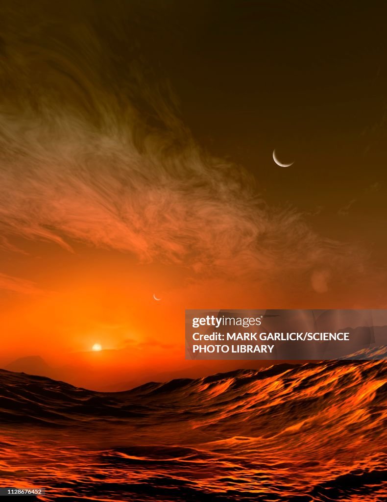 The View from Barnard's Star b, illustration