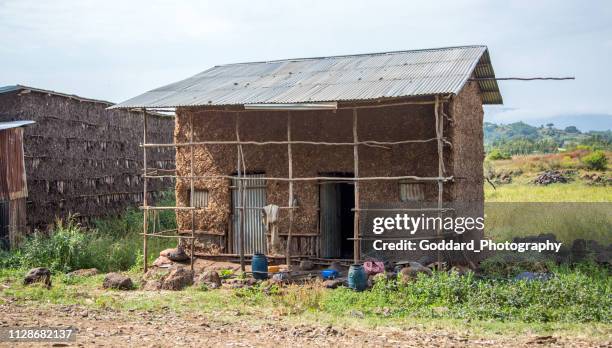 エチオピア: 伝統的な家 - マッドハット ストックフォトと画像