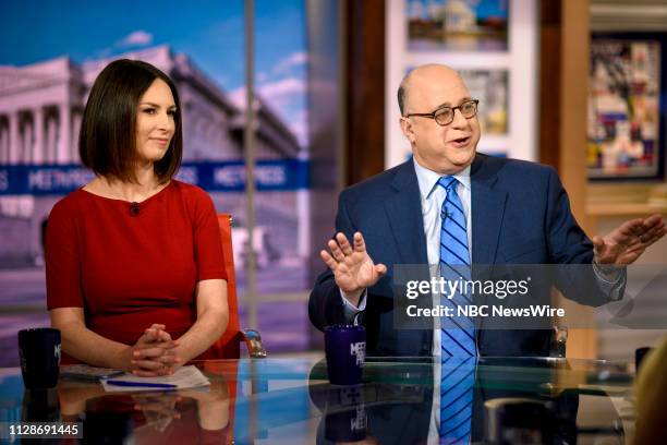 Pictured: ? Heidi Przybyla, NBC News National Political Reporter, and John Podhoretz, Editor, Commentary; Columnist, The New York Post, appear on...