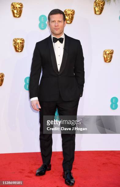 Dermot O'Leary attends the EE British Academy Film Awards at Royal Albert Hall on February 10, 2019 in London, England.