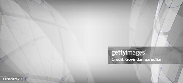 grey and white, blue futuristic technology abstract background - gray halftone background stock illustrations