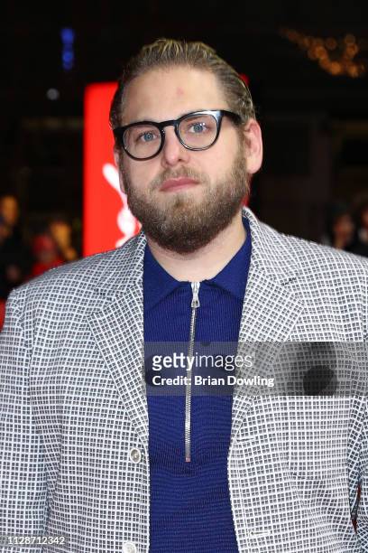 Jonah Hill arrives for the "Mid 90's" premiere during the 69th Berlinale International Film Festival Berlin at Zoo Palast on February 10, 2019 in...