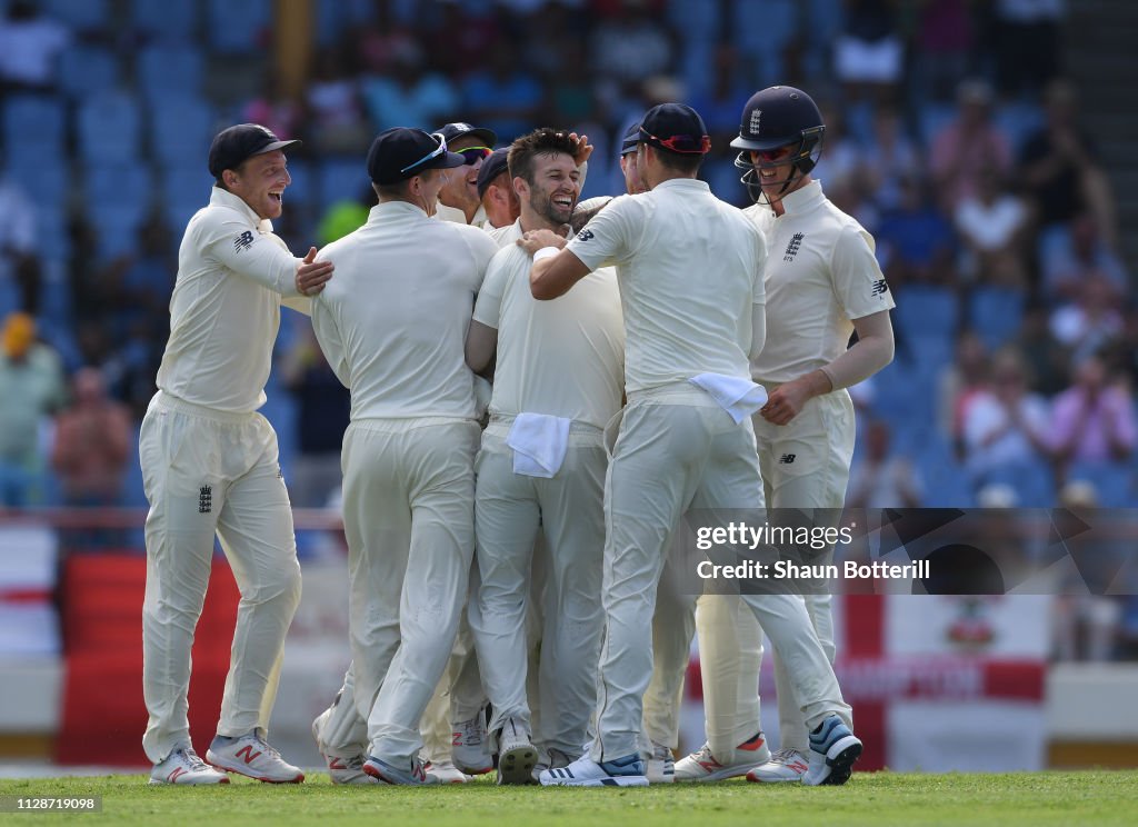 West Indies v England - 3rd Test: Day Two
