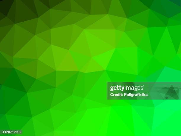 polygon background pattern - polygonal - green wallpaper - vector illustration - ice texture background stock illustrations