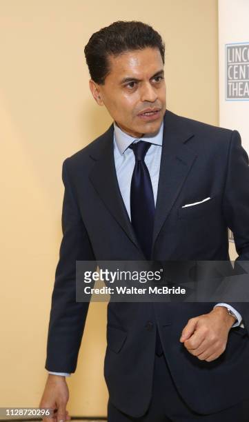 Fareed Zakaria attends the Camelot' Benefit Concert for Lincoln Center Theater After Party at David Geffen Hall on March 4, 2019 in New York City.