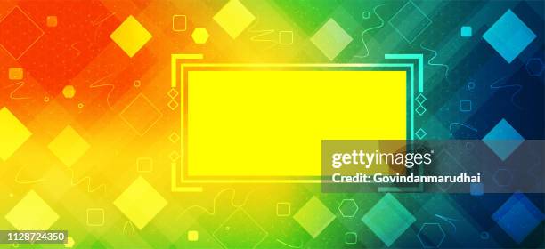 multi color background design and creative geometric wallpaper - weather modelling stock illustrations
