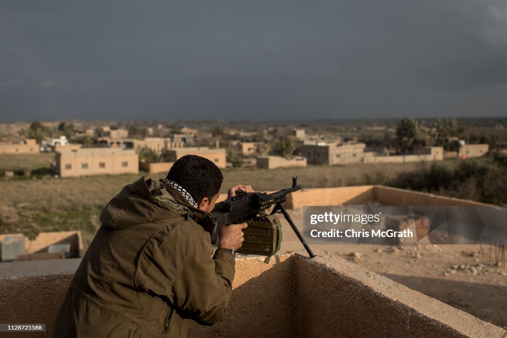 SDF Fighters Battle Last Pockets Of ISIL Resistance In Syria
