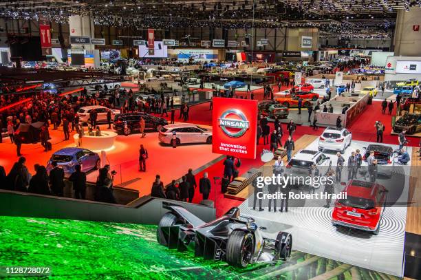 General view during the first press day at the 89th Geneva International Motor Show on March 5, 2019 in Geneva, Switzerland.