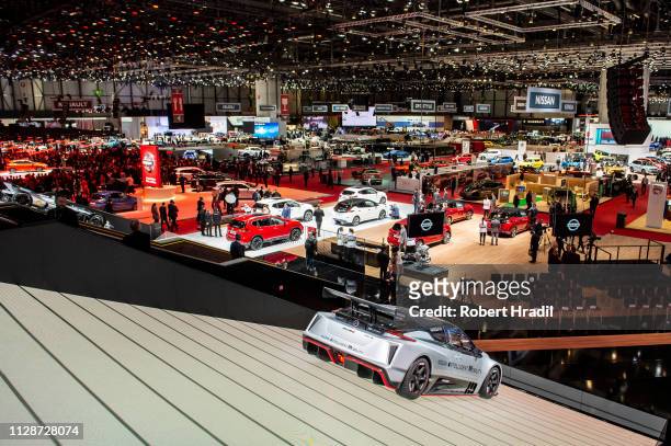 General view during the first press day at the 89th Geneva International Motor Show on March 5, 2019 in Geneva, Switzerland.