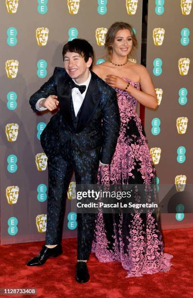 Barry Keoghan attends the EE British Academy Film Awards at Royal Albert Hall on February 10, 2019 in London, England.