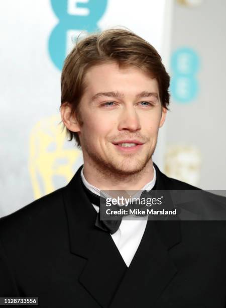 Joe Alwyn attends the EE British Academy Film Awards at Royal Albert Hall on February 10, 2019 in London, England.