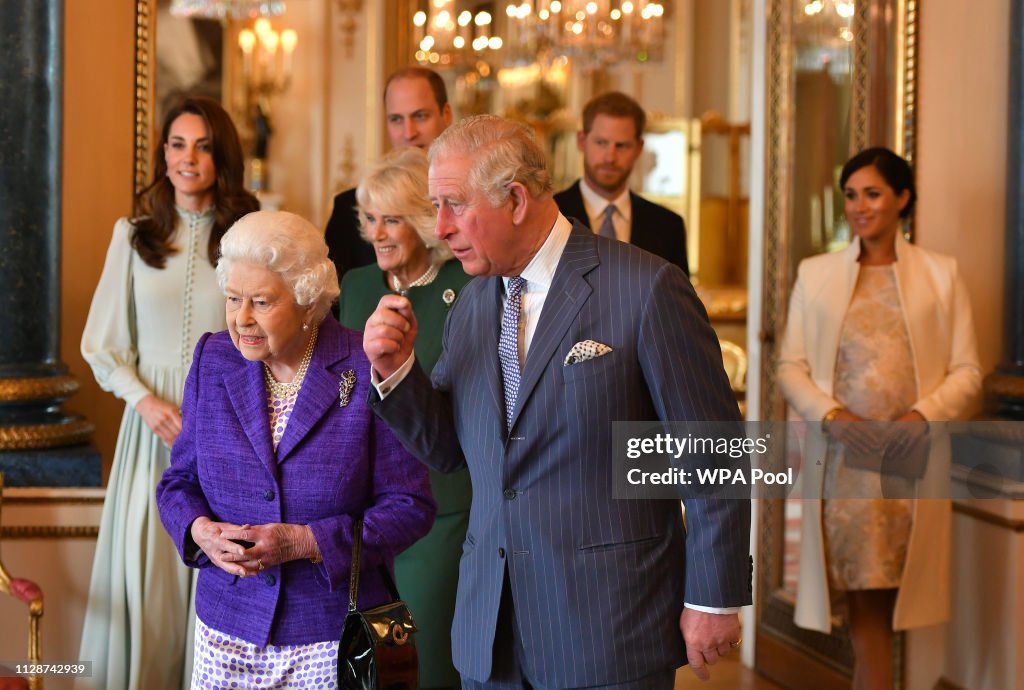 Queen Elizabeth II Marks The Fiftieth Anniversary Of The Investiture Of The Prince of Wales