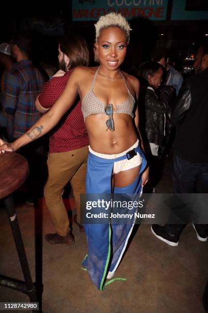 Azia attends the NJOMZA concert at S.O.B.'s on March 4, 2019 in New York City.