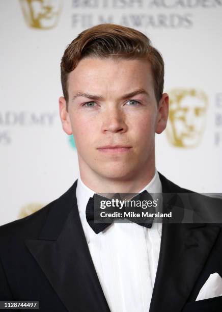 Will Poulter poses in the press room during the EE British Academy Film Awards at Royal Albert Hall on February 10, 2019 in London, England.
