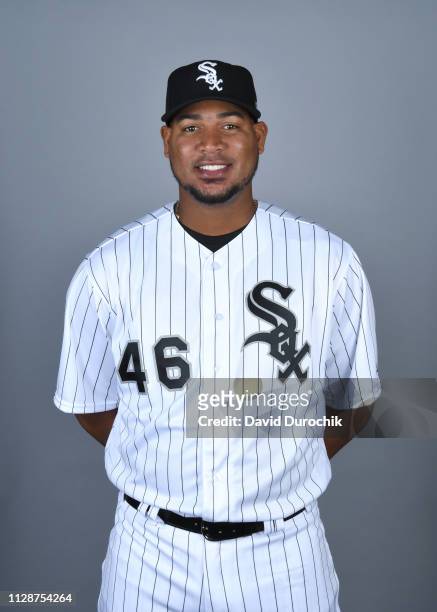 Ivan Nova of the Chicago White Sox poses during Photo Day on Thursday, February 21, 2019 at Camelback Ranch in Glendale, Arizona.