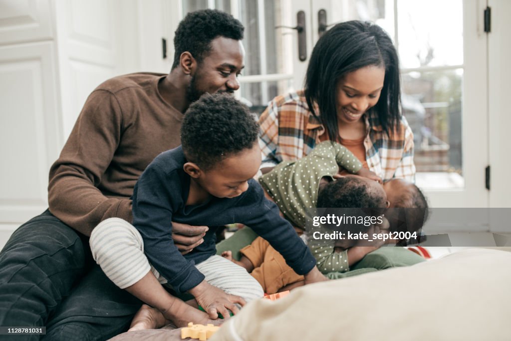 Authentic Children Authentic Parenting And Little Kids High-Res Stock Photo - Getty Images