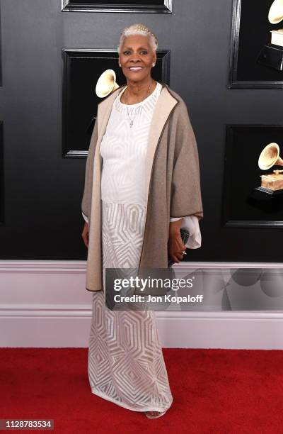 Dionne Warwick attends the 61st Annual GRAMMY Awards at Staples Center on February 10, 2019 in Los Angeles, California.