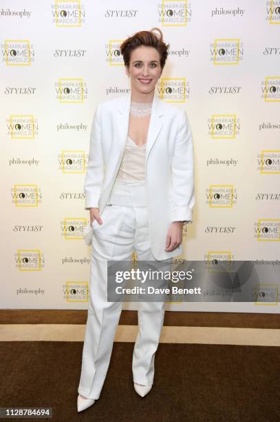 Vicky McClure attends Stylist's inaugural Remarkable Women Awards in partnership with philosophy at Rosewood London on March 5, 2019 in London,...