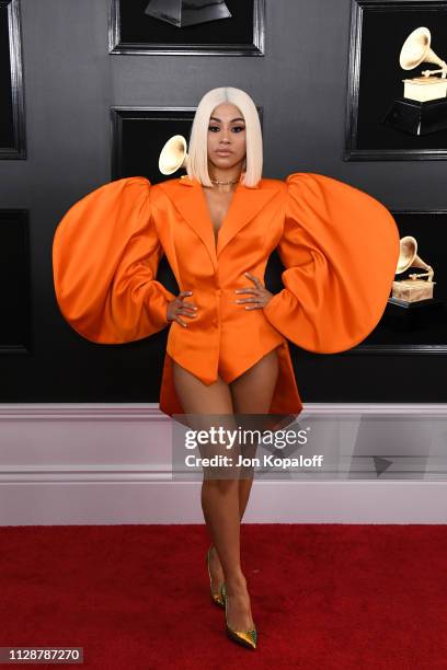 Hennessy Carolina attends the 61st Annual GRAMMY Awards at Staples Center on February 10, 2019 in Los Angeles, California.