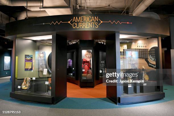 The Country Music Hall of Fame and Museum's new exhibition, American Currents: The Music of 2018, on March 5, 2019 in Nashville, Tennessee.