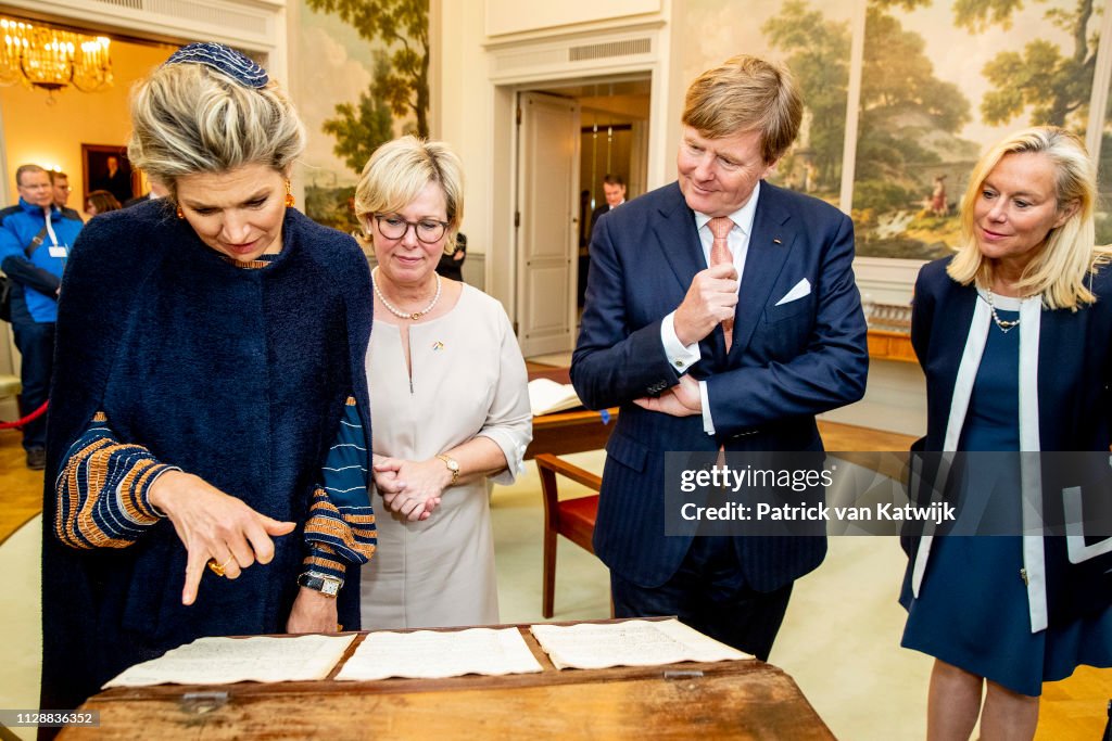 King Willem-Alexander and Queen Maxima Of The Netherlands Visit Bremen, Germany