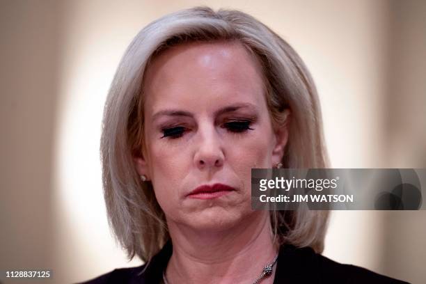 Homeland Security Secretary Kirstjen Nielsen testifies before the House Homeland Security Committee on border security on Capitol Hill in Washington,...