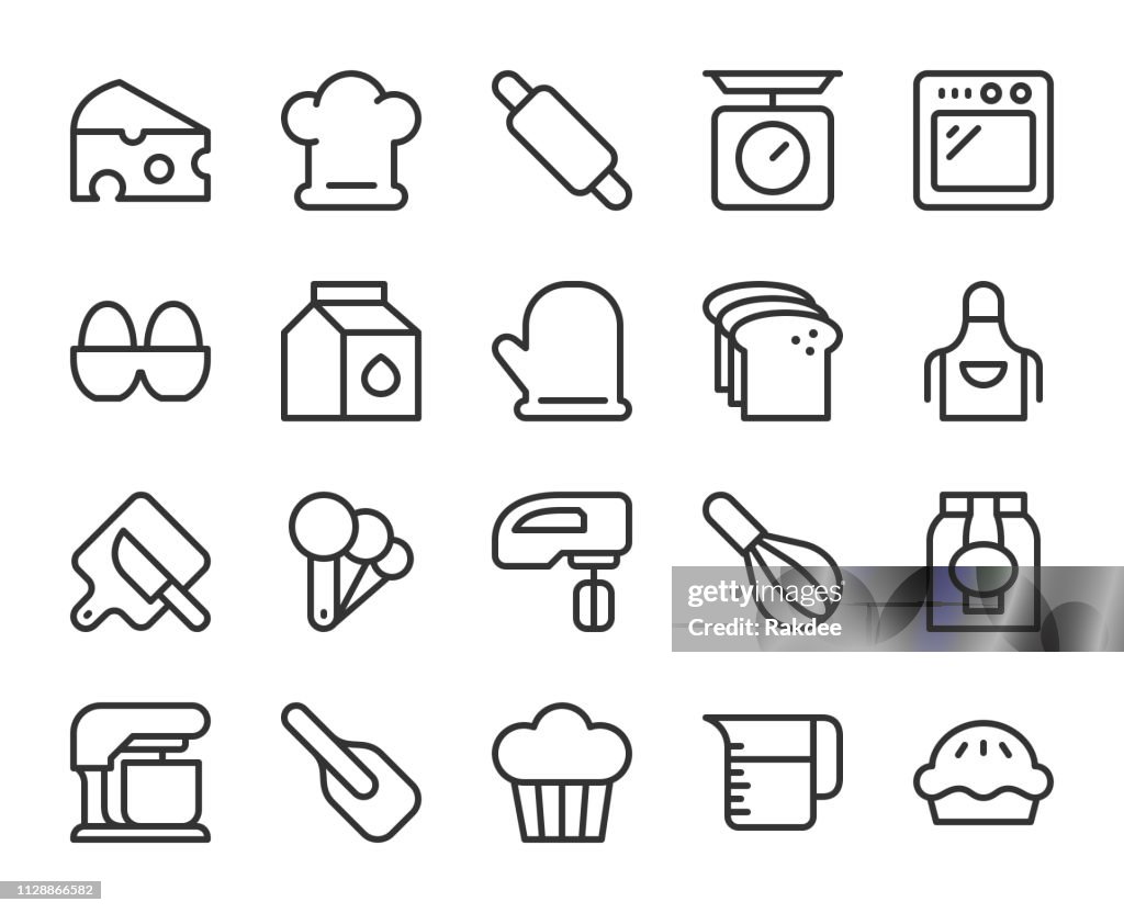 Baking and Bakery - Line Icons