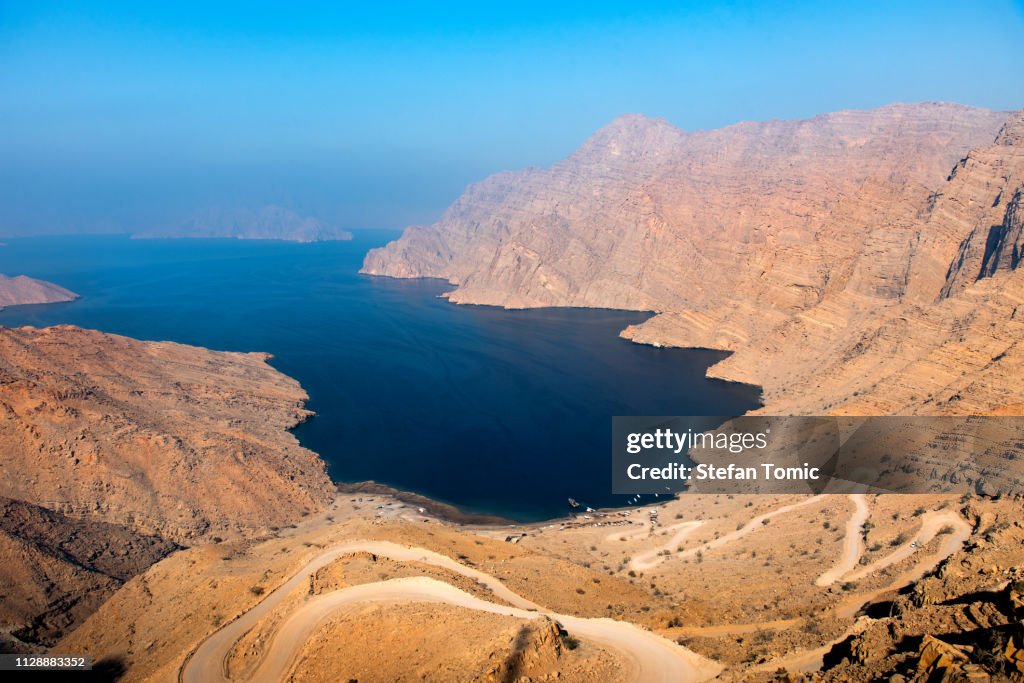 Khor Najd fjord in Musandam Oman