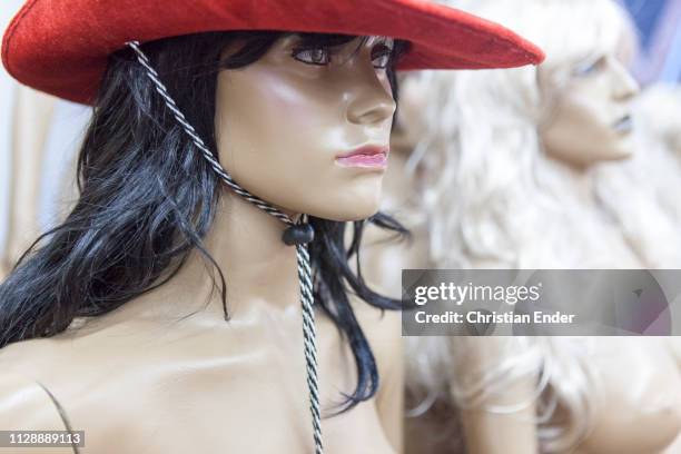 Asunción, Paraguay – March 21: Close- up of different kind of plastic dolls in a shop in Asunción in Paraguay.