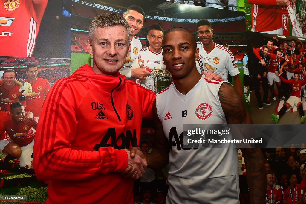 Ashley Young Signs a New Contract at Manchester United