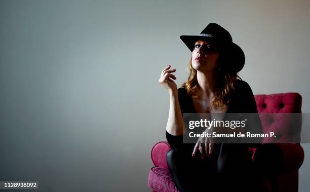 Belinda Washington attends during a portrait session at Mezzanine studio on February 8, 2019 in Madrid, Spain.