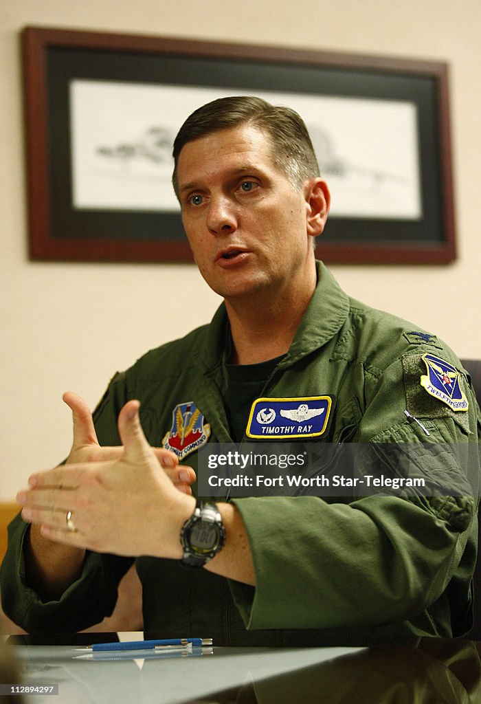 Dyess Air Force Commander Colonel Timothy M. Ray talks about the ...