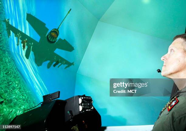 Simusphere Visual Display F 16 Simusphere Hd Stock-Fotos und Bilder - Getty Images