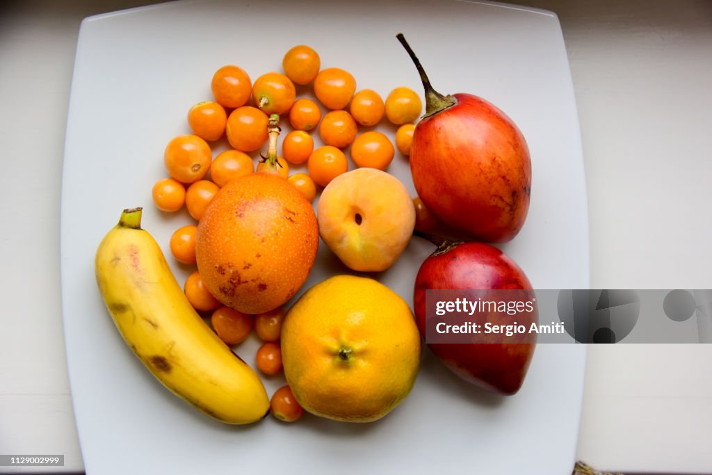 Ecuadorean fruits plate