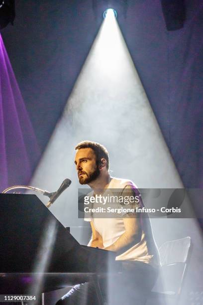 Johnny McDaid of Snow Patrol performs on stage at Fabrique Club on February 11, 2019 in Milan, Italy.