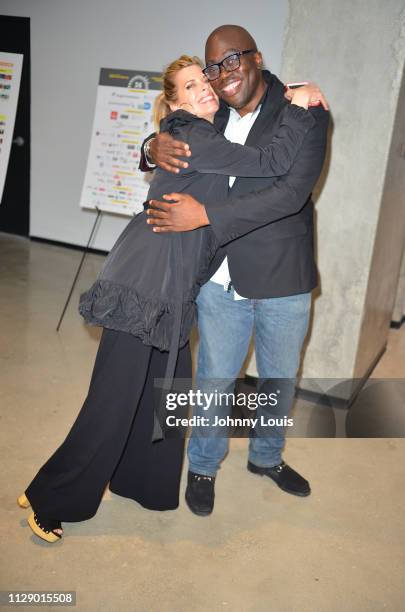 Actress Beth Toussaint and Director Julius Amedume attend the 2019 Miami Film Festival 'RATTLESNAKES' Screening at Silverspot Cinema - Downtown Miami...