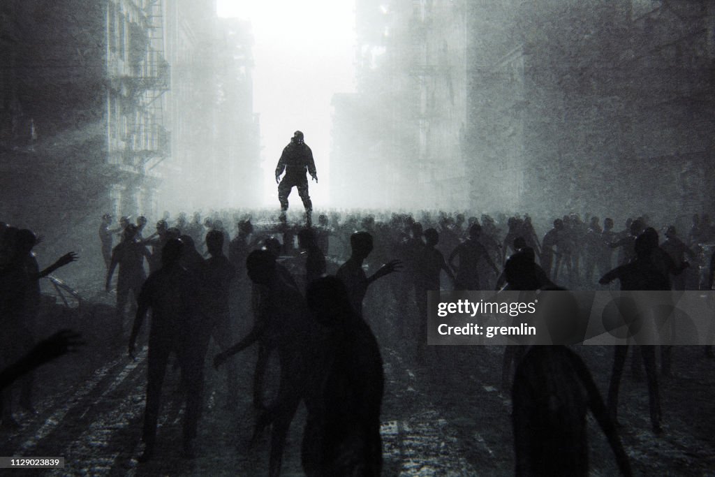 僵屍啟示錄倖存者對成群結隊的亡靈