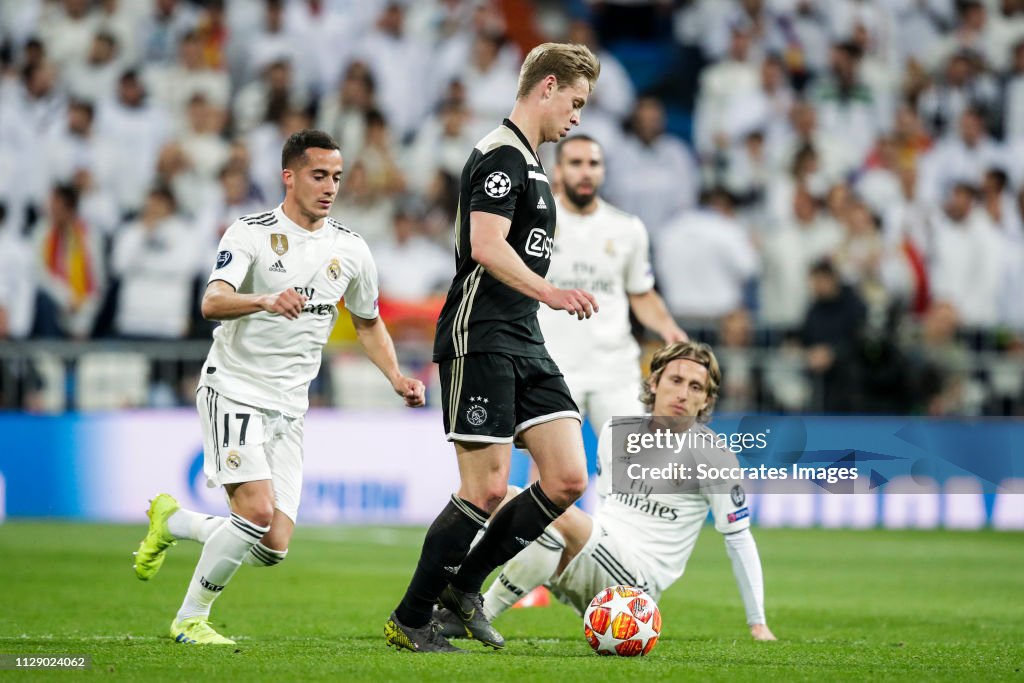 Real Madrid v Ajax - UEFA Champions League