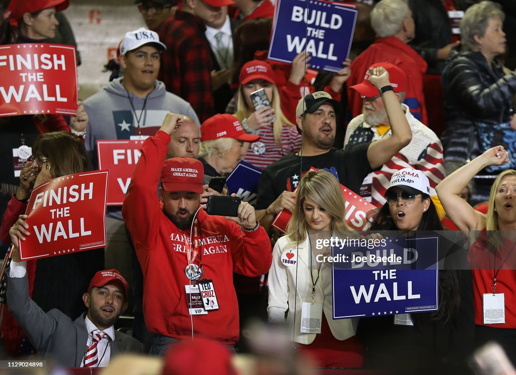 Donald Trump Holds MAGA Rally In El Paso To Discuss Border Security